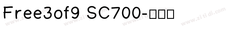 Free3of9 SC700字体转换